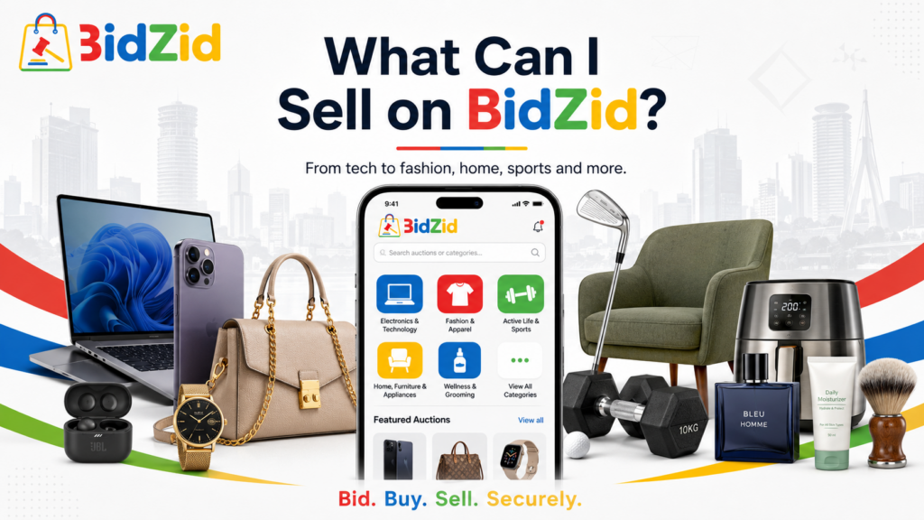 What Can I Sell on BidZid?